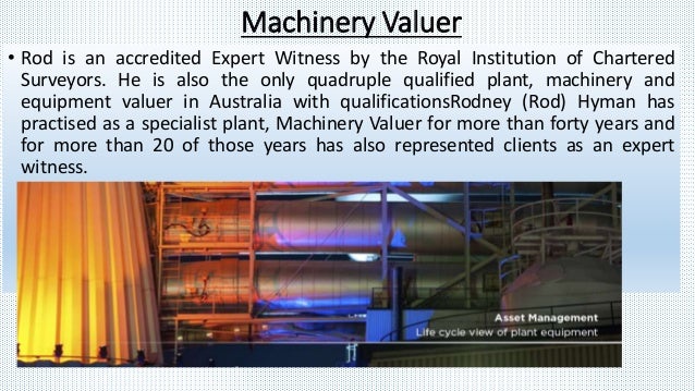 Plant And Machinery Valuation Expert Valuations - 
