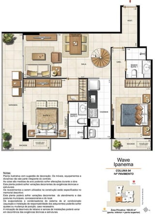 Plantas Wave Ipanema Cyrela