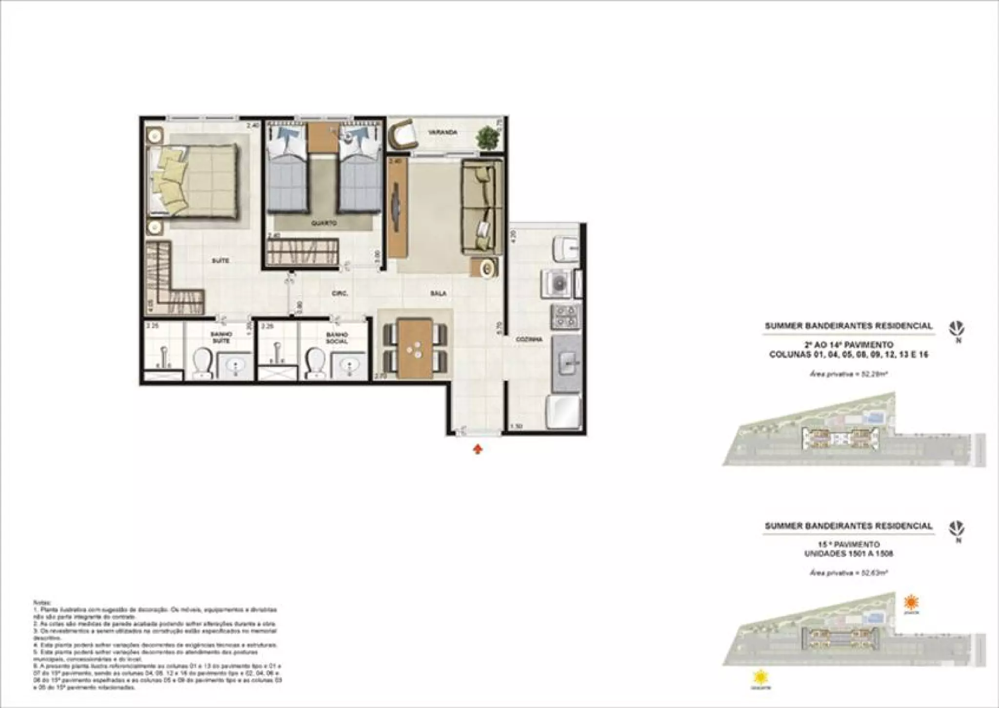 Plantas Summer Bandeirantes Residencial | PDF