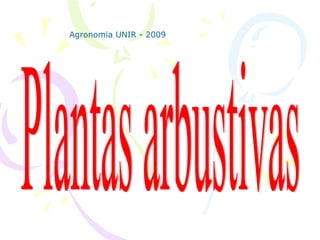 Agronomia UNIR - 2009
 