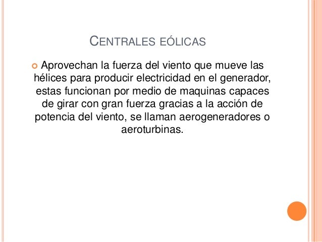 Plantas Generadoras De Electricidad