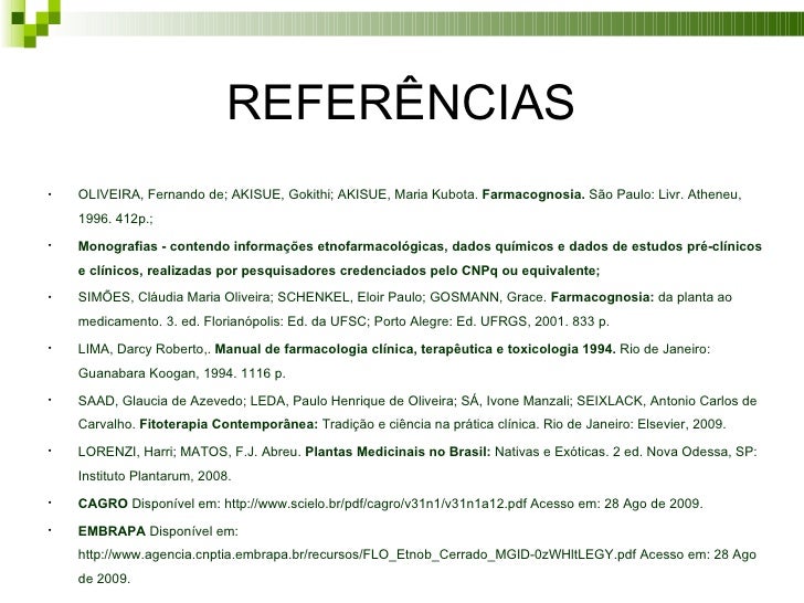 Artigo plantas medicinais
