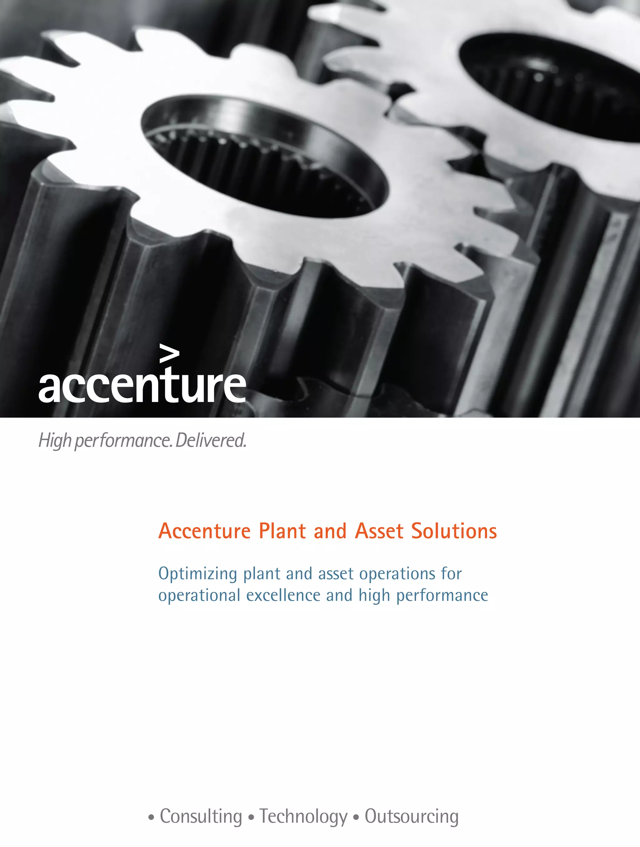 Accenture Plant Asset Solutions Brochure