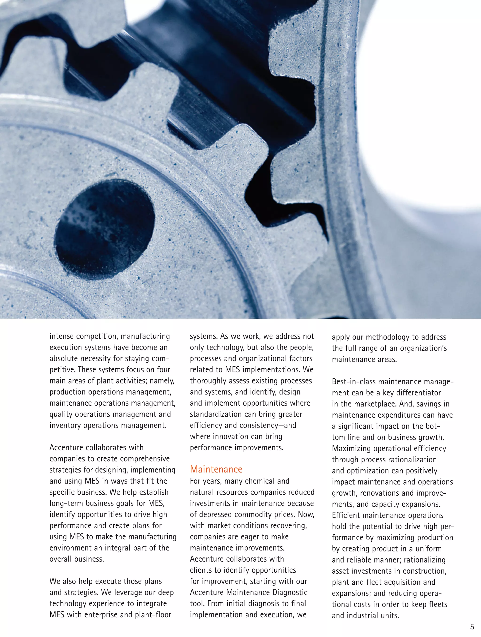 Accenture Plant Asset Solutions Brochure