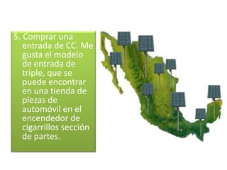 5. Comprar una
   entrada de CC. Me
   gusta el modelo
   de entrada de
   triple, que se
   puede encontrar
   en una tienda de
   piezas de
   automóvil en el
   encendedor de
   cigarrillos sección
   de partes.
 