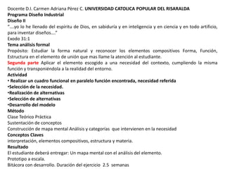 Selección de la necesidad.