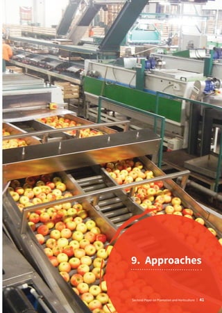 9.	Approaches
Sectoral Paper on Plantation and Horticulture | 41
 