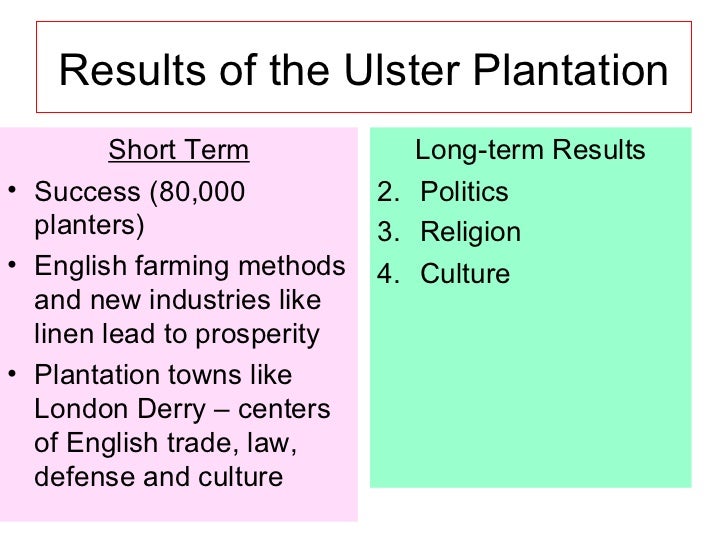 Plantations in ireland