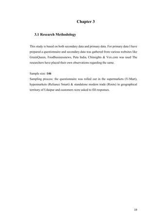 CONSUMER BEHAVIOUR TOWARDS PLANT BASED MEAT IN INDIA | PDF