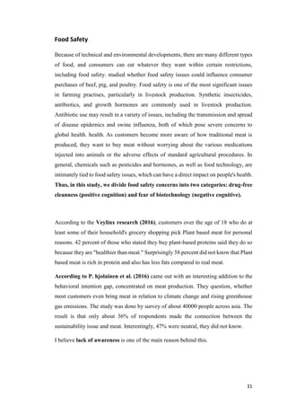 CONSUMER BEHAVIOUR TOWARDS PLANT BASED MEAT IN INDIA | PDF