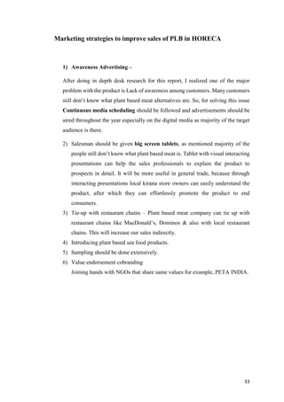 CONSUMER BEHAVIOUR TOWARDS PLANT BASED MEAT IN INDIA | PDF