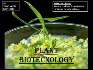 PLANT BIOTECNOLOGY 