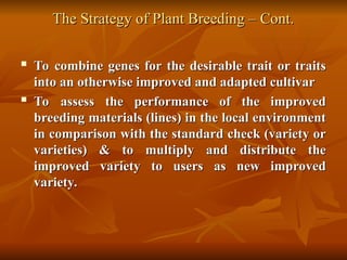 Plant breeding PLPB512.ppt It deals on breeding methods | PPT