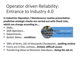 Plant check Mobile Operator Rounds English | PPT