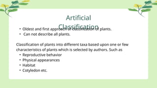 Comprehensive Overview of Plant Taxonomy and Classification Systems | PPTX