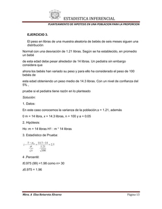 Planteamiento de hipotesis