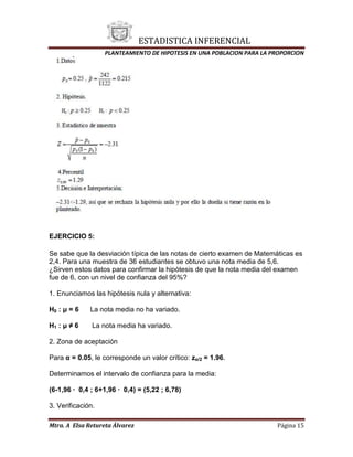 Planteamiento de hipotesis