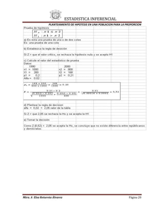 Planteamiento de hipotesis