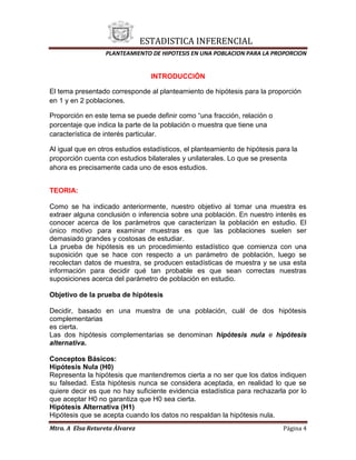 Planteamiento de hipotesis