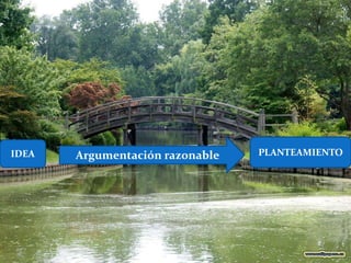 Argumentación razonableIDEA PLANTEAMIENTO
 