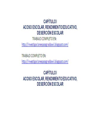 PLANTEAMIENTO DEL PROBLEMA OPERACIONALIZACION VARIABLES 2014