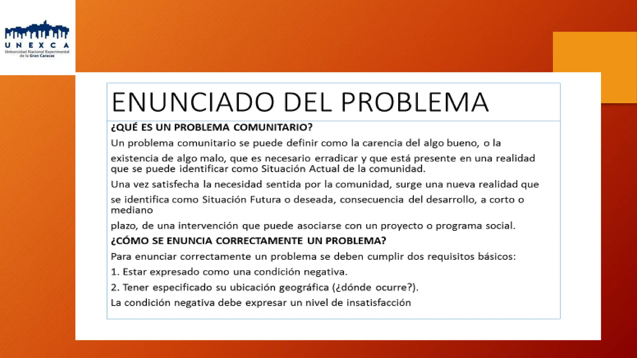 Problemafa PLANTEAMIENTO DE UN PROBLEMA. CLASE UNEXCA.pptx