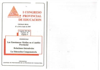 Planteamientos posibles de entronque en las enseñanzas no universitarias la cuestión de los interniveles y los internivele...