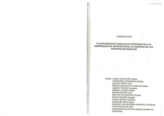 Planteamientos posibles de entronque en las enseñanzas no universitarias la cuestión de los interniveles y los internivele...