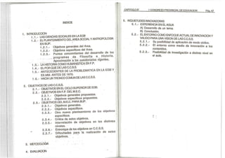 Planteamientos posibles de entronque en las enseñanzas no universitarias la cuestión de los interniveles y los internivele...