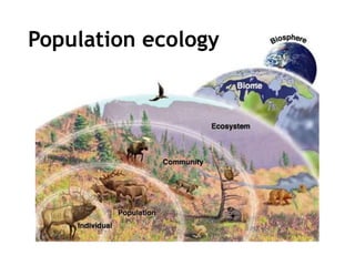 Population ecology
 