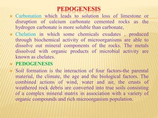 Chelation Rocks Soil- Origin, Importance and Soil Components | PDF