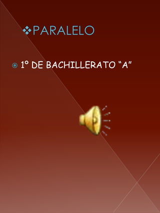    1º DE BACHILLERATO “A”
 