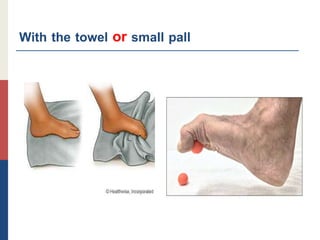 With the towel or small pall
 
