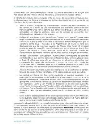 PLAN TERRITORIAL DE DESARROLLO INTEGRAL AJUSTADO P.T.D.I. 2016 2020 G.A ...