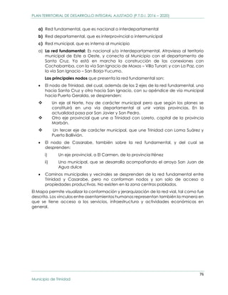 PLAN TERRITORIAL DE DESARROLLO INTEGRAL AJUSTADO P.T.D.I. 2016 2020 G.A ...