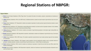 Regional Stations of NBPGR:
 