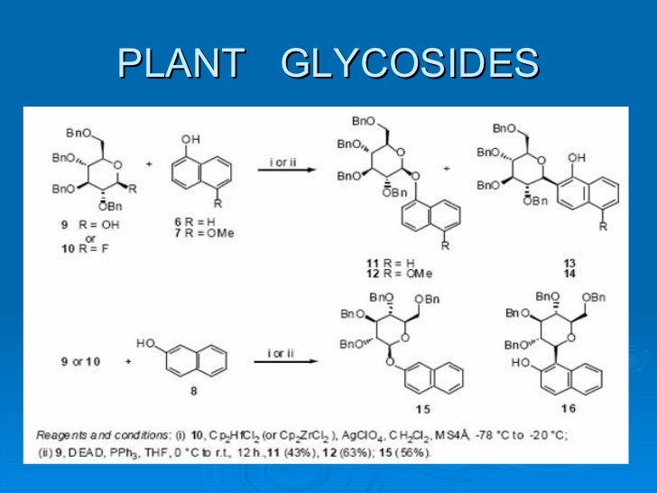 Plant glycosides