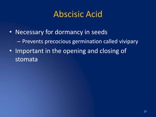 Plant growth hormone | PPT