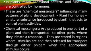 Plant Hormones and Their Agricultural Applications | PPT