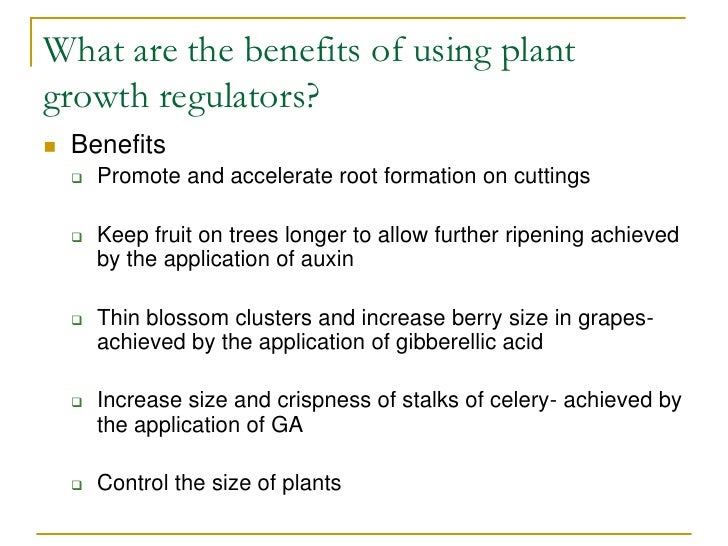 Plant growth regulators