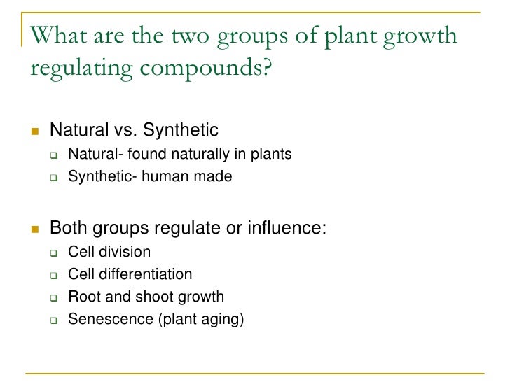 Plant growth regulators