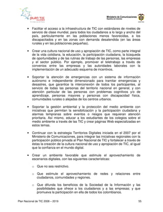 Plan Nacional de Tic