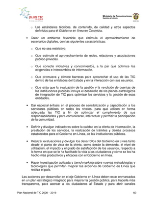 Plan Nacional de Tic