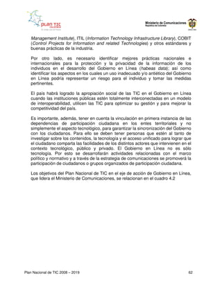 Plan Nacional de Tic