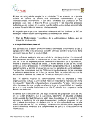 Plan Nacional de Tic