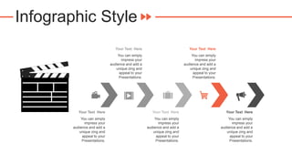 Infographic Style
You can simply
impress your
audience and add a
unique zing and
appeal to your
Presentations.
Your Text Here
You can simply
impress your
audience and add a
unique zing and
appeal to your
Presentations.
Your Text Here
You can simply
impress your
audience and add a
unique zing and
appeal to your
Presentations.
Your Text Here
You can simply
impress your
audience and add a
unique zing and
appeal to your
Presentations.
Your Text Here
You can simply
impress your
audience and add a
unique zing and
appeal to your
Presentations.
Your Text Here
 