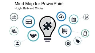Mind Map for PowerPoint
• Light Bulb and Circles
 