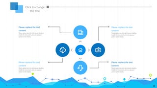 Please replace the text
content
Please replace text, click add relevant headline,
modify the text content, also can copy your
content to this directly.
Please replace the text
content
Please replace text, click add relevant headline,
modify the text content, also can copy your
content to this directly.
Please replace the text
content
Please replace text, click add relevant headline,
modify the text content, also can copy your
content to this directly.
Please replace the text
content
Please replace text, click add relevant headline,
modify the text content, also can copy your
content to this directly.
Click to change
the title
8
 