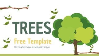 TREES
Free Template
Here is where your presentation begins
 