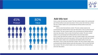 45%
Product
80%
Value
Click to enter the brief text content. The text content needs to be summarized
and refined without extra text decoration. Click to enter the brief text content.
The text content needs to be summarized and refined without extra text
decoration.
Click to enter the brief text content. The text content needs to be
summarized and refined without extra text decoration. Click to enter the brief
text content. The text content needs to be summarized and refined without
extra text decoration. Click to enter the brief text content. The text content
needs to be summarized and refined without extra text decoration.
Click to enter the brief text content. The text content needs to be summarized
and refined without extra text decoration. Click to enter the brief text content.
The text content needs to be summarized and refined without extra text
decoration. Click to enter the brief text content. The text content needs to be
summarized and refined without extra text decoration. Click to enter the brief
text content. The text content needs to be summarized and refined without
extra text decoration.
Add title text
 